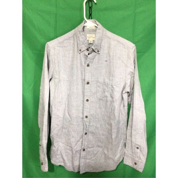 J. Crew Brushed Twill Shirt Size Small Light Gray - Picture 1 of 15